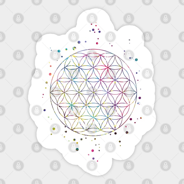 Flower of Life Sticker by RosaliArt